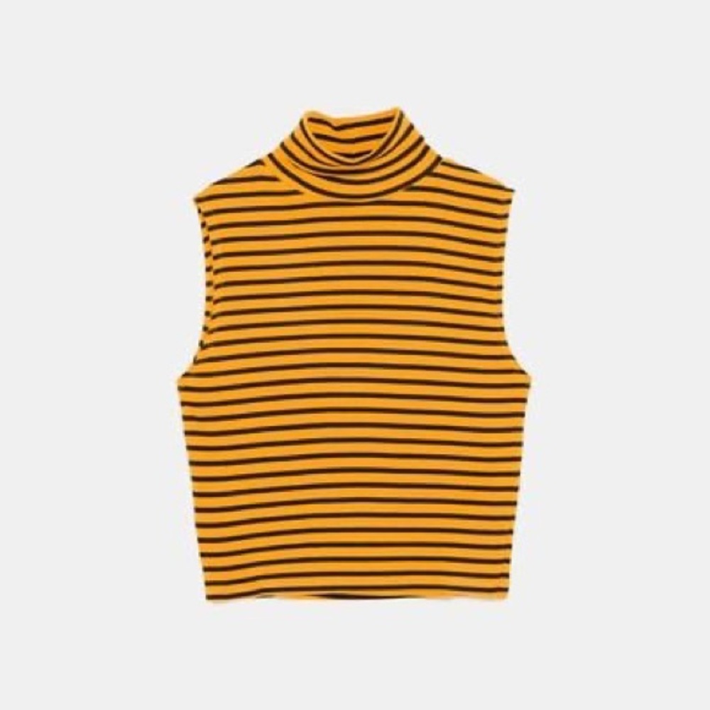 Turtleneck Halter Top